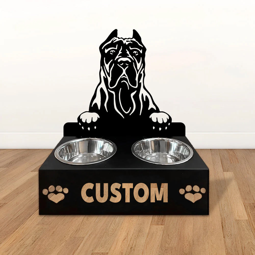 Personlige hundeskåle med stativ